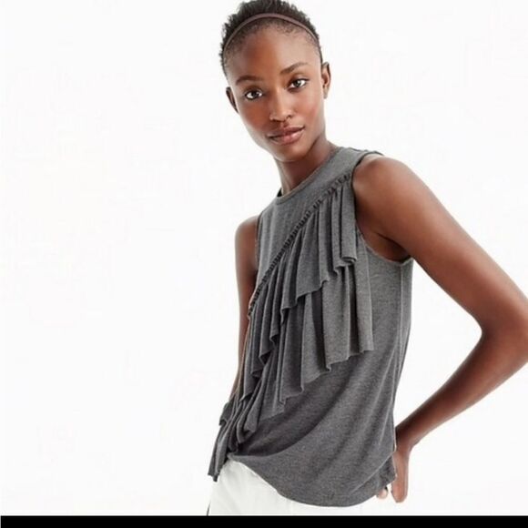 NWT J CREW Ruffle Tank Top - Picture 11 of 11